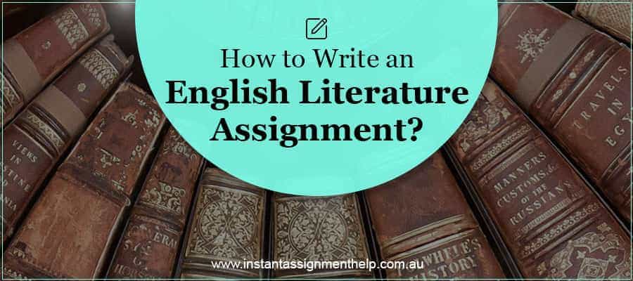 how to write an english literature assignment